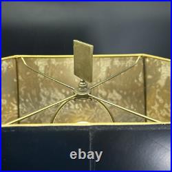 Vintage Mid Century Modern Brass and Copper Table Lamp Rare Works Great 28in Vintage Mid Century Modern Brass and Copper Table Lamp Rare Works Great 28in