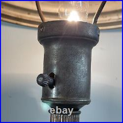 Vintage Mid Century Modern Lamp 18 Height All Steel Body & Shade RARE
