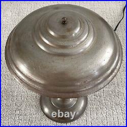 Vintage Mid Century Modern Lamp 18 Height All Steel Body & Shade RARE