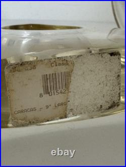 Vintage Mid Century Modern Lucite Bookends Teardrop Set 2 Acrylic MCM Clear 9x7