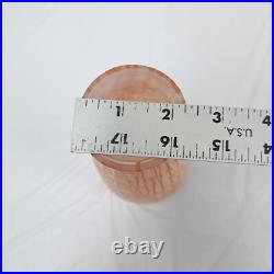 Vintage Mid Century Modern MCM Glass Lamp Shade Germany Orange Rare Retro Cone
