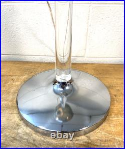 Vintage Mid-Century Modern Replogle Floor Globe lucite and chrome stand RARE
