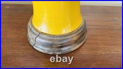 Vintage Mid Century Modern Warren Kessler Yellow Ceramic Vase Table Lamp 40RARE Vintage Mid Century Modern Warren Kessler Yellow Ceramic Vase Table Lamp 40RARE