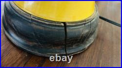 Vintage Mid Century Modern Warren Kessler Yellow Ceramic Vase Table Lamp 40RARE