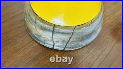 Vintage Mid Century Modern Warren Kessler Yellow Ceramic Vase Table Lamp 40RARE