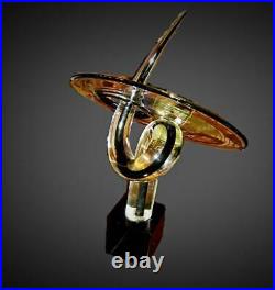 Vintage Mid Century RARE Signed Archimede Seguso Large Murano Modern Sculpture