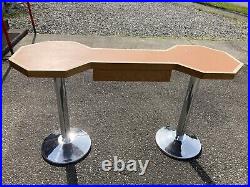 Vintage Mid Century Retro Desk Vanity Table Rare? Groovy Modern MCM Deco Mod