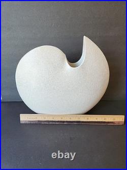 Vintage Mid-century Modern Toyo Large White Ceramic Vase MCM Rare