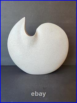Vintage Mid-century Modern Toyo Large White Ceramic Vase MCM Rare