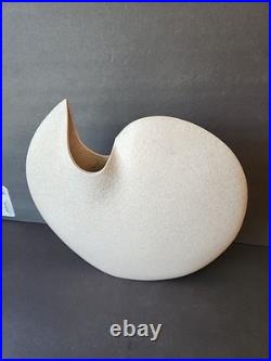 Vintage Mid-century Modern Toyo Large White Ceramic Vase MCM Rare