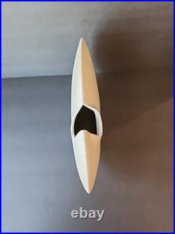 Vintage Mid-century Modern Toyo Large White Ceramic Vase MCM Rare