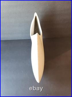 Vintage Mid-century Modern Toyo Large White Ceramic Vase MCM Rare