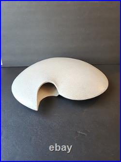 Vintage Mid-century Modern Toyo Large White Ceramic Vase MCM Rare