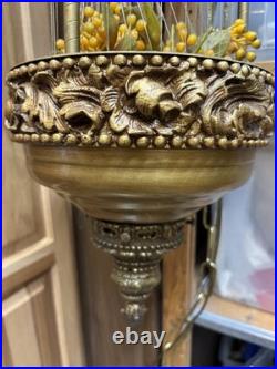 Vintage Modern Goddess Oil Rain Hanging Lamp MID Century 31 X 9 MCM Rare