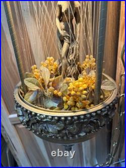 Vintage Modern Goddess Oil Rain Hanging Lamp MID Century 31 X 9 MCM Rare