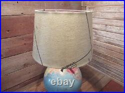 Vintage RARE Custom Made Mid Century Modern World Globe Table Lamp
