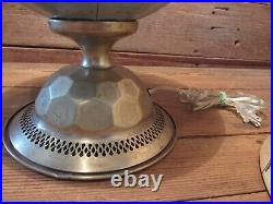 Vintage RARE Custom Made Mid Century Modern World Globe Table Lamp