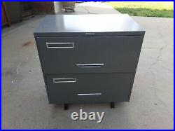 Vintage RARE Mid-Century SteelMaster 2-Drawer Cabinet CLEAN Modern Decor MCM