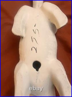 Vintage RARE WHITE CAMARK Pottery 16 Climbing wall Cat Mid-Century modern