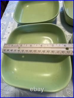 Vintage Rare 1949 Franciscan Tiempo Lime Green Square Dishes 24 Pieces Vintage Rare 1949 Franciscan Tiempo Lime Green Square Dishes 24 Pieces