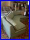 Vintage_Rare_BayWindow_Curved_Sofa_Couch_36w_x_108_Mint_Green_DOWN_Cushions_01_ste