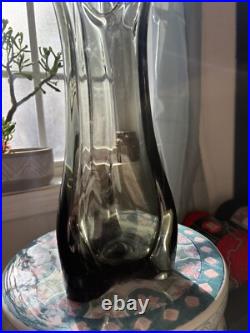 Vintage Rare Epic 3 Foil Swing Vase Charcoal 20