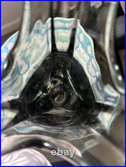 Vintage Rare Epic 3 Foil Swing Vase Charcoal 20