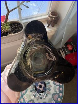 Vintage Rare Epic 3 Foil Swing Vase Charcoal 20