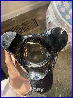 Vintage Rare Epic 3 Foil Swing Vase Charcoal 20