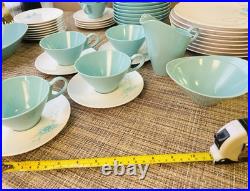 Vintage Rare MCM BROOKPARK Turquoise MUM melamine melmac 43 piece dinnerware set Vintage Rare MCM BROOKPARK Turquoise MUM melamine melmac 43 piece dinnerware set