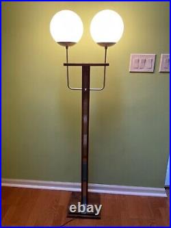 Vintage Rare Mid Century Modern 3 Way Floor Lamp Nice