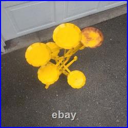 Vintage Rare Mid Century Modern Metal Multiple Plants Plant Stand 31