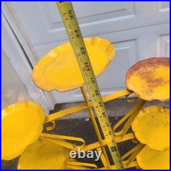 Vintage Rare Mid Century Modern Metal Multiple Plants Plant Stand 31