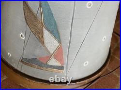 Vintage Rare Mid Century modern Harlequin Lamp MCM