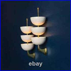 Vintage Rare Sconces Italian Stilnovo Mid Century Pair Wall Lights Lamps Fixture Vintage Rare Sconces Italian Stilnovo Mid Century Pair Wall Lights Lamps Fixture