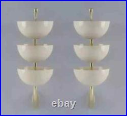 Vintage Rare Sconces Italian Stilnovo Mid Century Pair Wall Lights Lamps Fixture Vintage Rare Sconces Italian Stilnovo Mid Century Pair Wall Lights Lamps Fixture