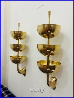 Vintage Rare Sconces Italian Stilnovo Mid-Century Pair Wall Lights Nordic Home Vintage Rare Sconces Italian Stilnovo Mid-Century Pair Wall Lights Nordic Home