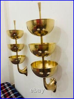 Vintage Rare Sconces Italian Stilnovo Mid-Century Pair Wall Lights Nordic Home Vintage Rare Sconces Italian Stilnovo Mid-Century Pair Wall Lights Nordic Home