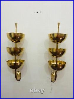 Vintage Rare Sconces Italian Stilnovo Mid-Century Pair Wall Lights Nordic Home Vintage Rare Sconces Italian Stilnovo Mid-Century Pair Wall Lights Nordic Home
