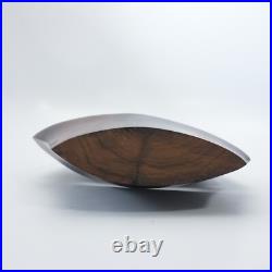 Vintage Rare Solid Wood Sailboat Sculpture Mid Century Modern MCM Minimalist 12