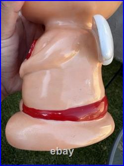 Vintage Rune Naito Kawaii Ceramic Angel WithWings Rare 12 Mid Century Modern