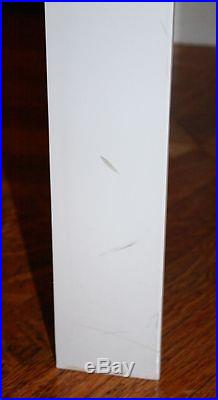 Vintage SYROCO PARSONS Coffee Side Table. White Plastic Cube Modern Design RARE