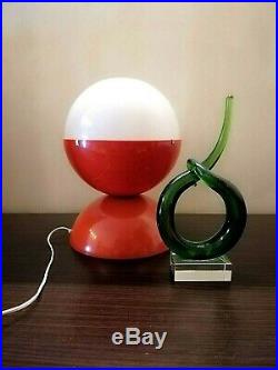 Vintage Space Age Estoplast Globe Desk Lamp Two Tomes. Super Rare