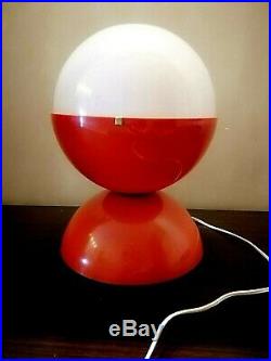 Vintage Space Age Estoplast Globe Desk Lamp Two Tomes. Super Rare