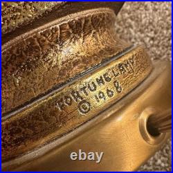 Vintage Table Lamp Set Fortune Lamp Co Mid Century Modern SIgned 1968 Rare MCM