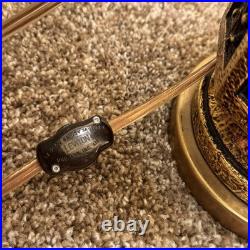 Vintage Table Lamp Set Fortune Lamp Co Mid Century Modern SIgned 1968 Rare MCM