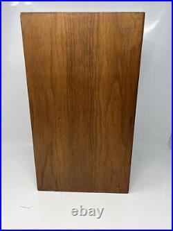 Vintage Unique Rare Mid Century Modern MCM Wood/Wooden Bookshelf Speakers CA-60