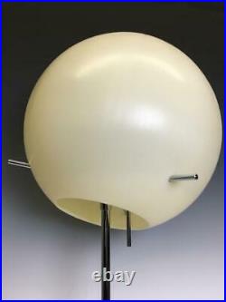 Vtg 70s Paul Mayen Globe Table Lamp Light Mid Century Modern Atomic Retro Rare