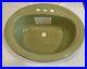 Vtg_Avocado_Green_Oval_DropIn_Bath_Sink_MID_CENTURY_MODERN_NWT_RARE_ACRYLIC_01_ohaj