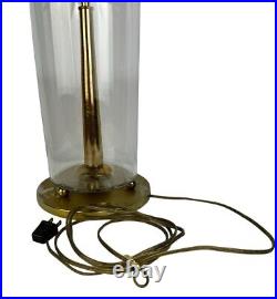 Vtg MID Century Laurel Lamp Sputnik Lucite Brass 32 Tall Atomic Spike Rare